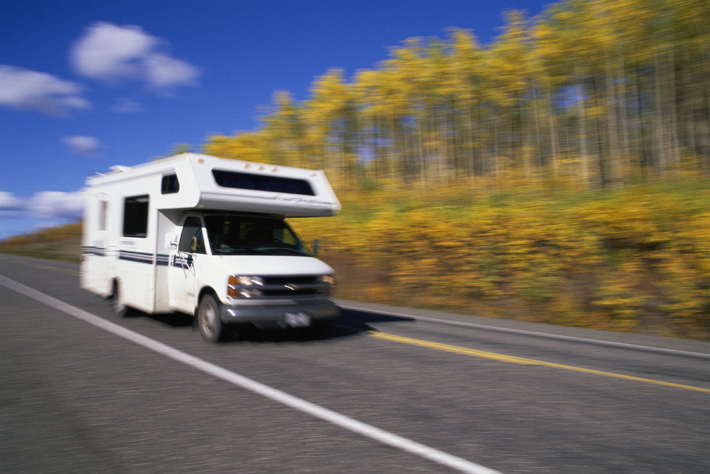 Detail of Motor Home on Alaska Highway, Yukon, Canada by Anonymous