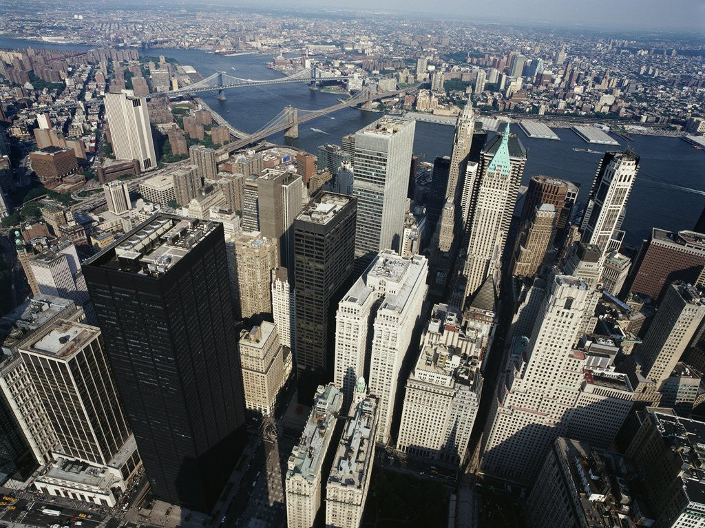 Detail of Lower Manhattan by Anonymous
