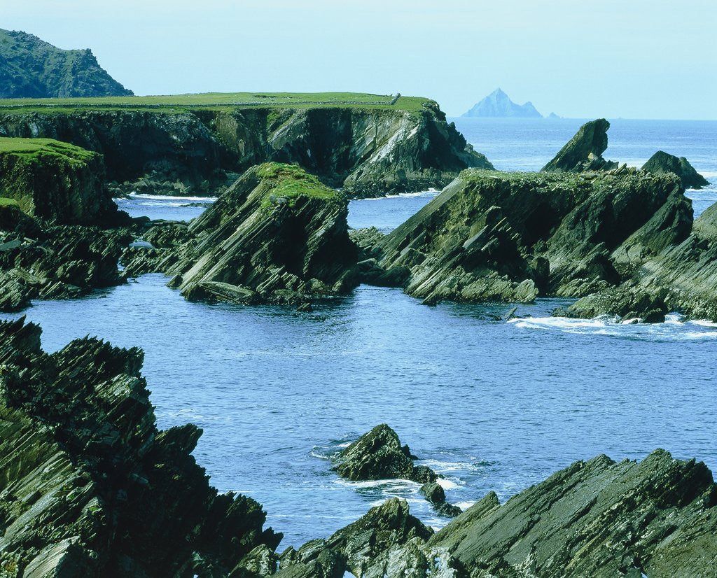 Detail of Rocky coast at Slea Head, Dingle, Ireland by Anonymous