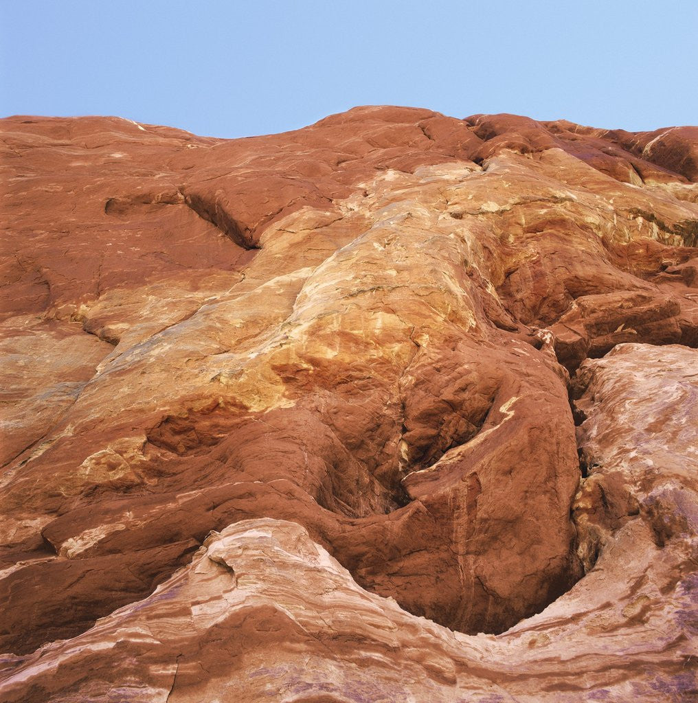 Detail of Low angle view of rock formations, Utah, USA by Anonymous