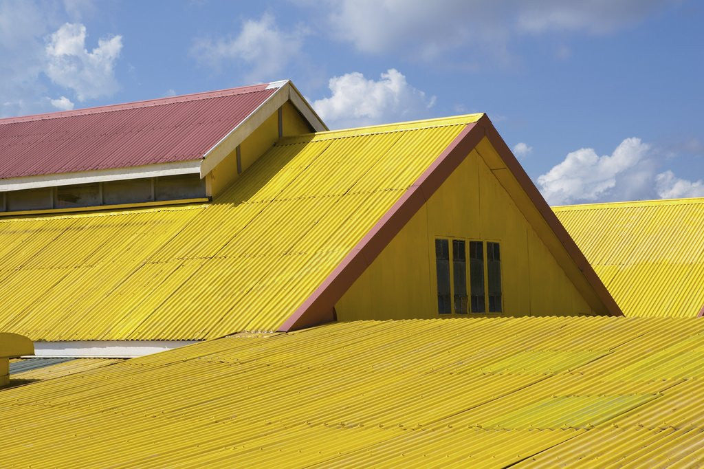 Detail of Detail view of a yellow rooftop by Anonymous