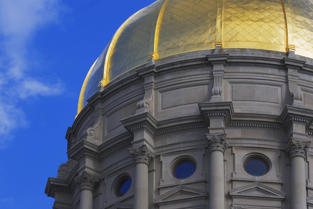 Detail of Dome of Georgia State Capitol by Corbis