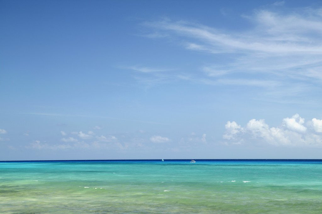 Detail of Blue Sea and Sky, Cancun, Mexico by Anonymous