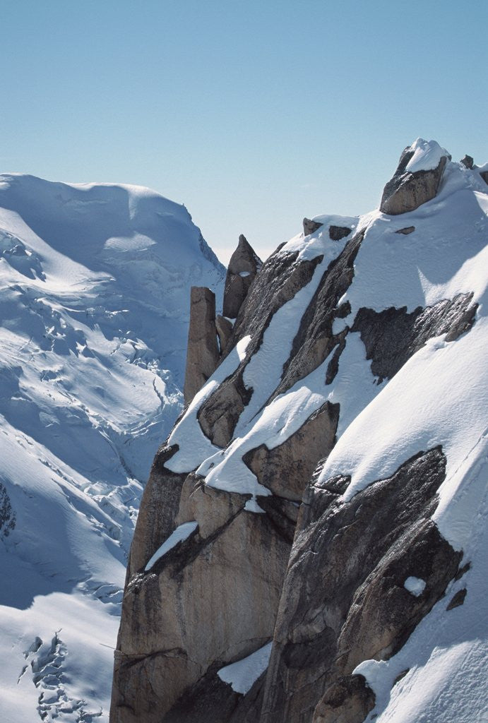 Detail of High angle view of a mountain valley by Anonymous