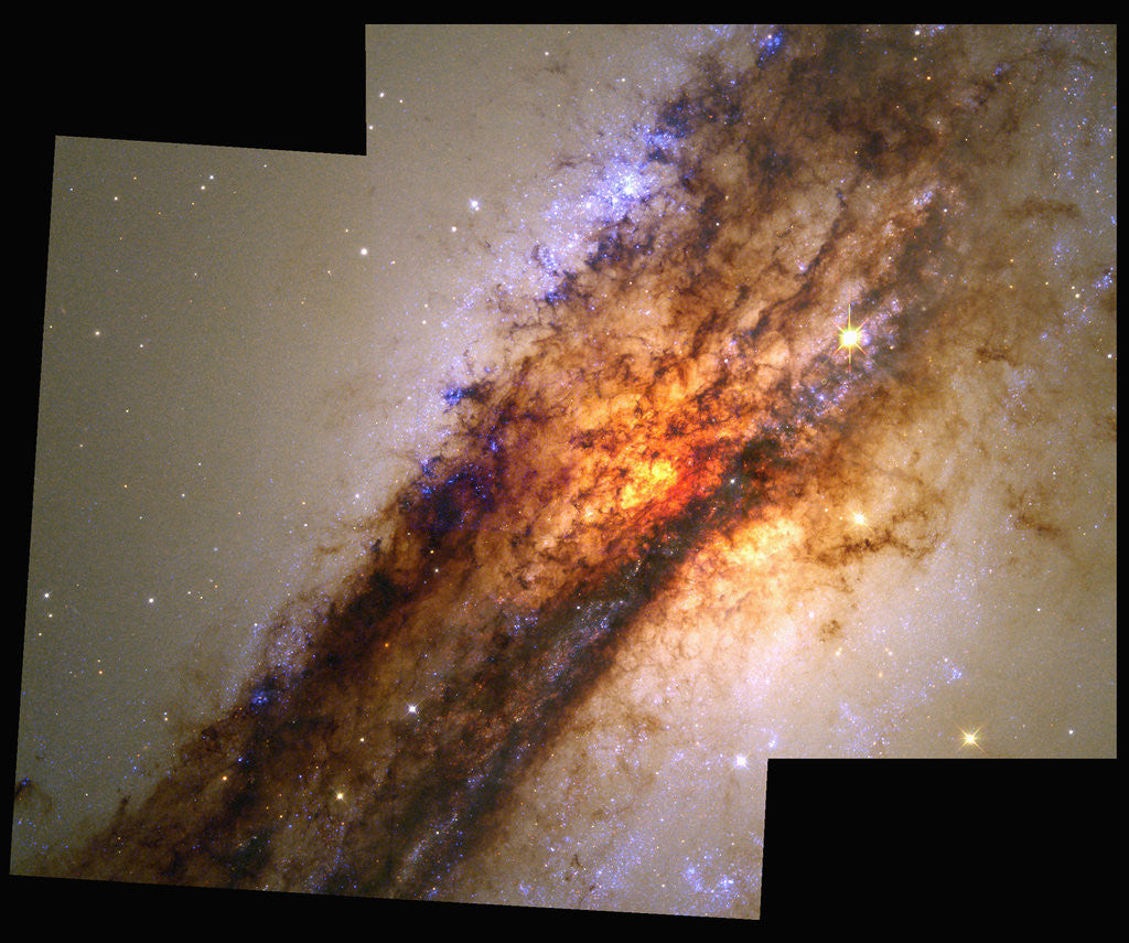 Detail of Edge of Centaurus A by Anonymous