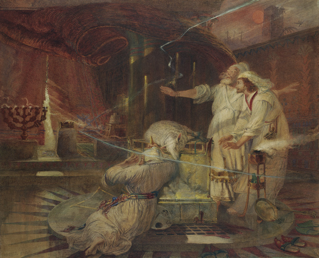 Detail of The Rending of the Veil by William Bell Scott