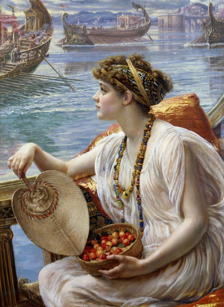 Detail of A Roman Boat Race by Edward Poynter