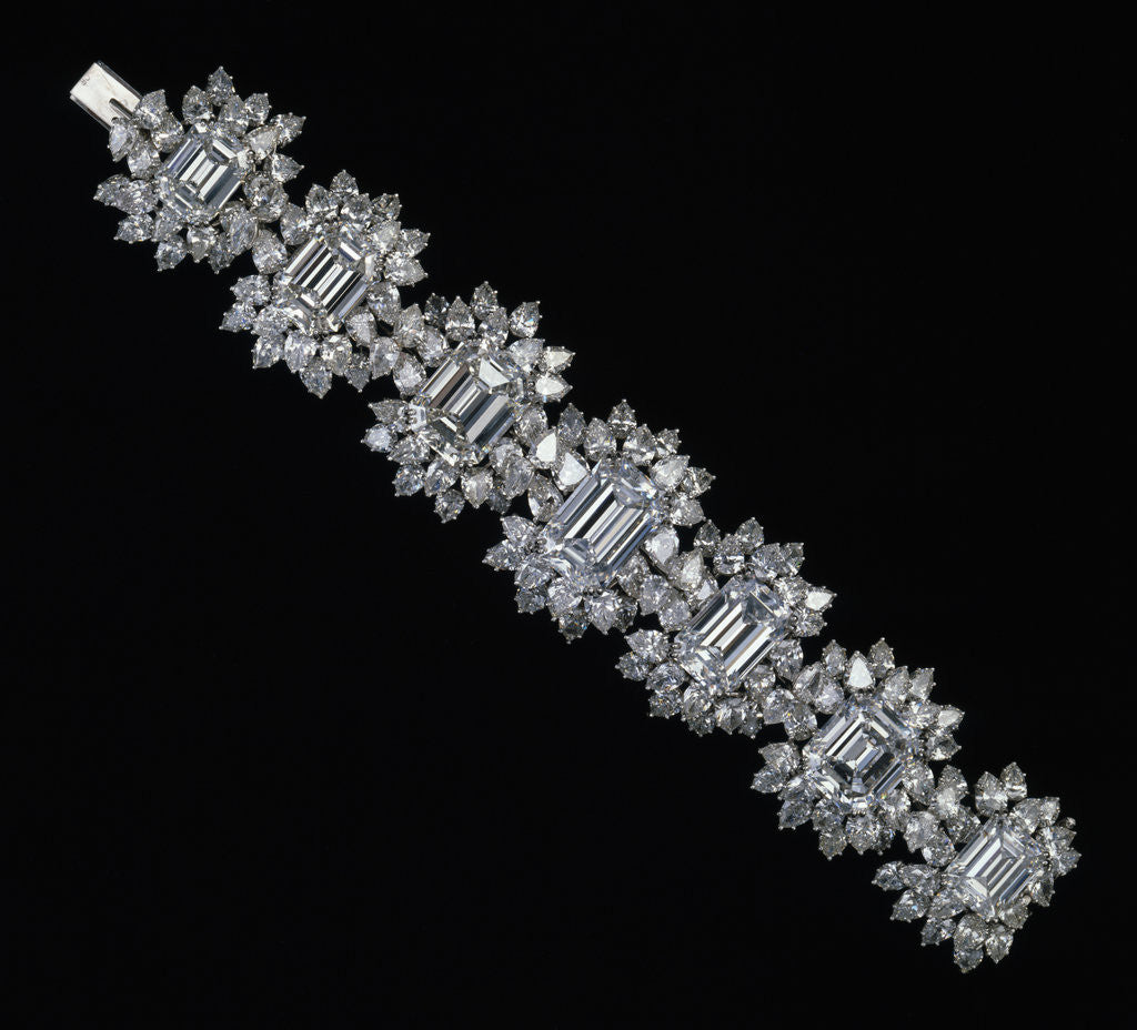 Detail of Diamond Bracelet by Harry Winston