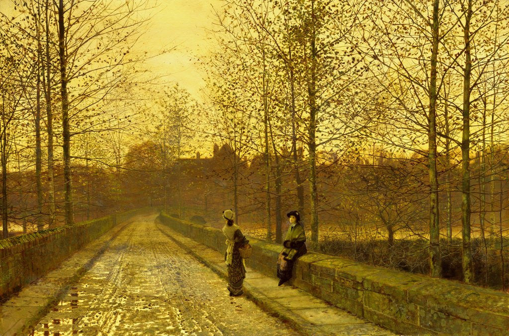 Detail of In the Golden Gloaming by John Atkinson Grimshaw