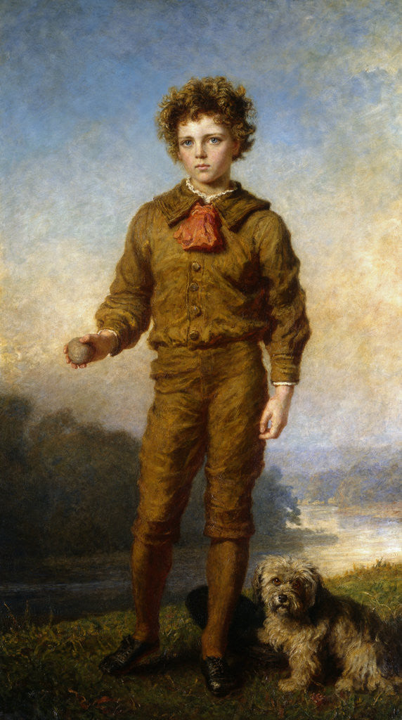 Detail of Portrait of George A. Paley by Carl Wilhelm Friedrich Bauerle