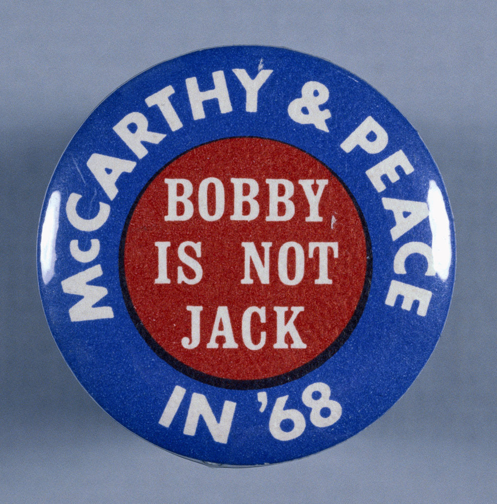 Detail of Gene McCarthy Button by Anonymous