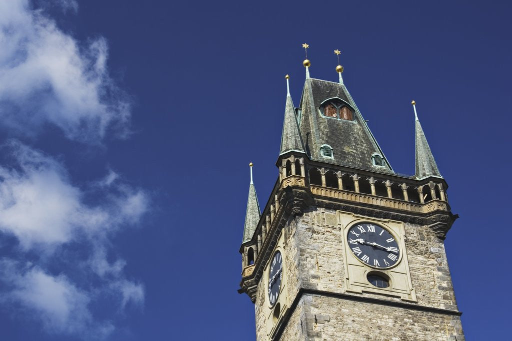 Detail of Old Town Hall Clock Tower in Prague by Anonymous
