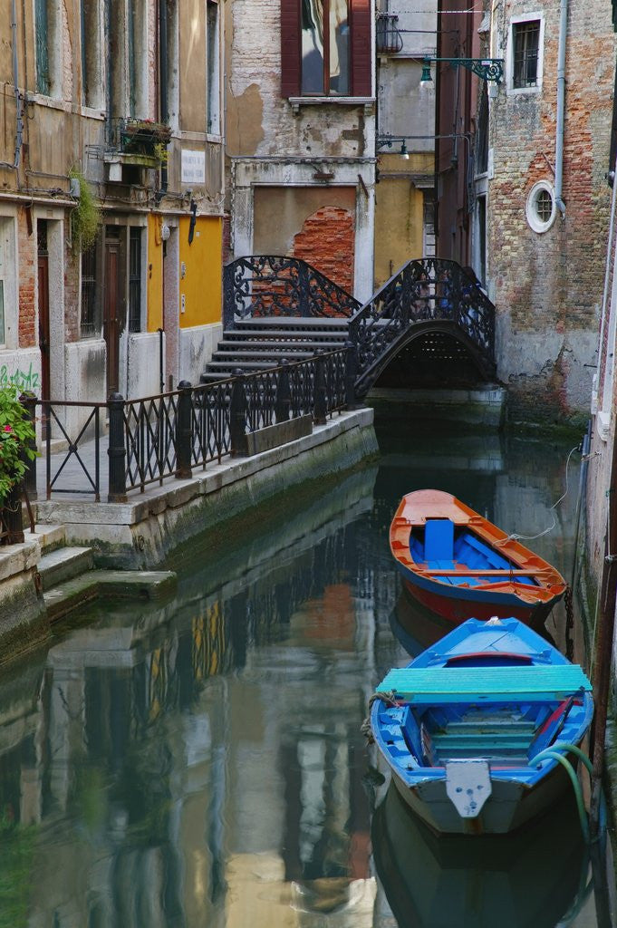 Detail of Canal and Small Bridge by Anonymous