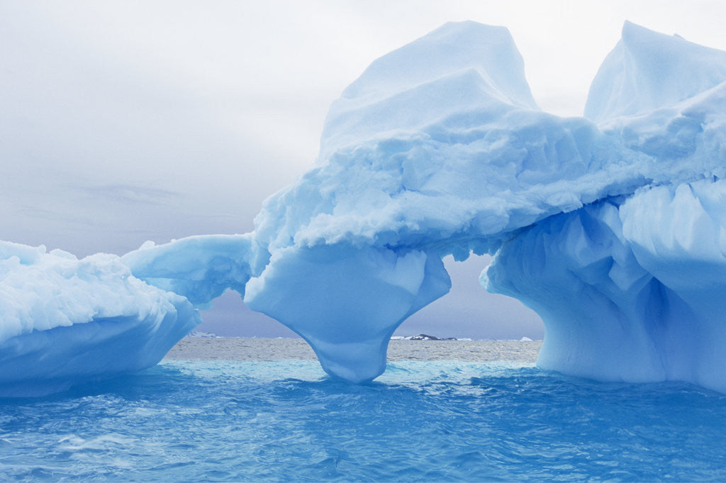 Detail of Fantastically Shaped Iceberg by Corbis