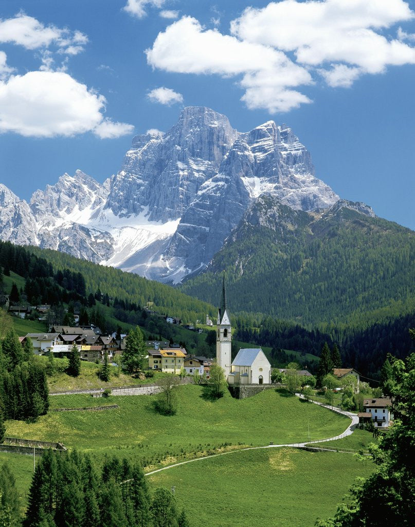 Detail of Selva di Cadore and Dolomite Alps by Anonymous