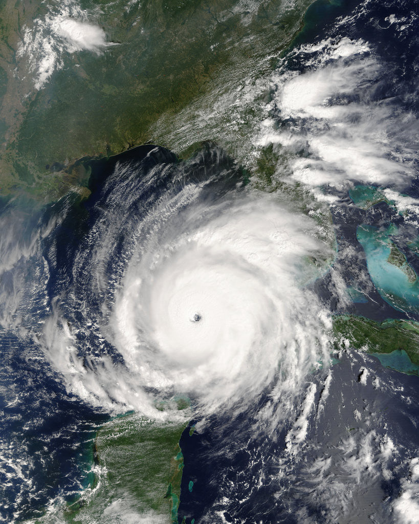 Detail of Hurricane Rita Over the Gulf of Mexico by Anonymous