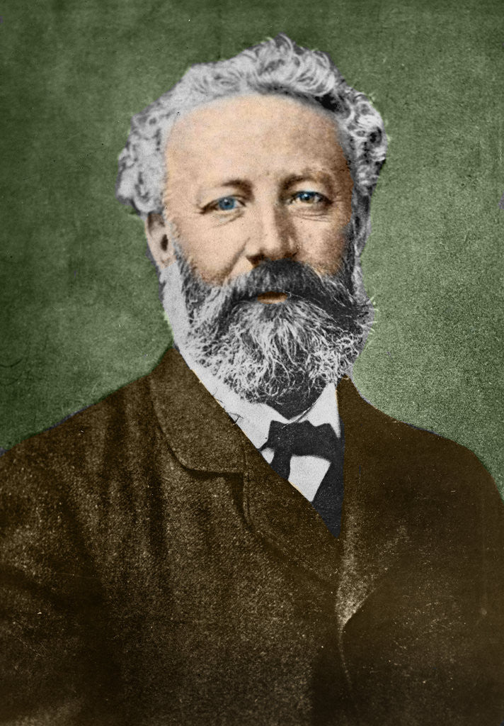 Detail of Portrait of Jules Verne by Nadar