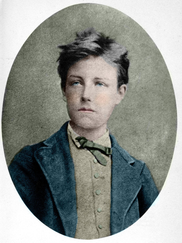 Detail of Portrait of Arthur Rimbaud by Anonymous