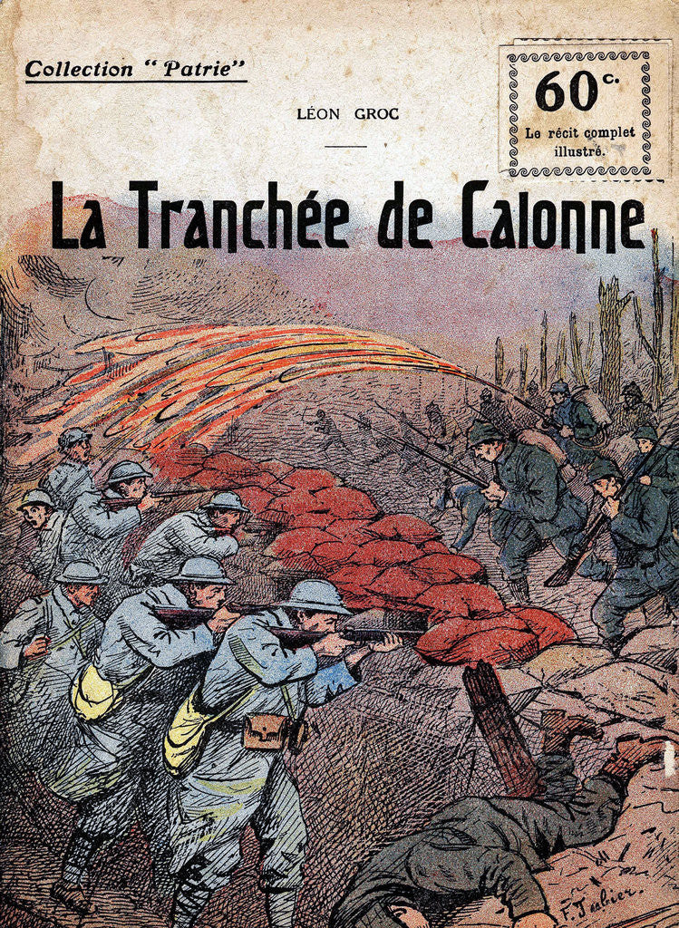 Detail of Cover Illustration of The Trench of Calonne by Leon Groc