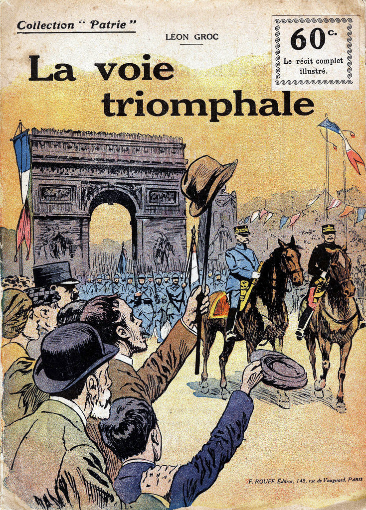 Detail of Cover Illustration of The Triumphal Road by Leon Groc