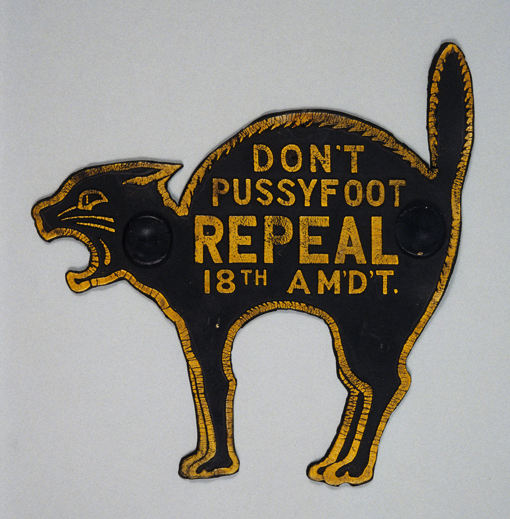 Detail of Anti-Prohibition Novelty Item by Anonymous