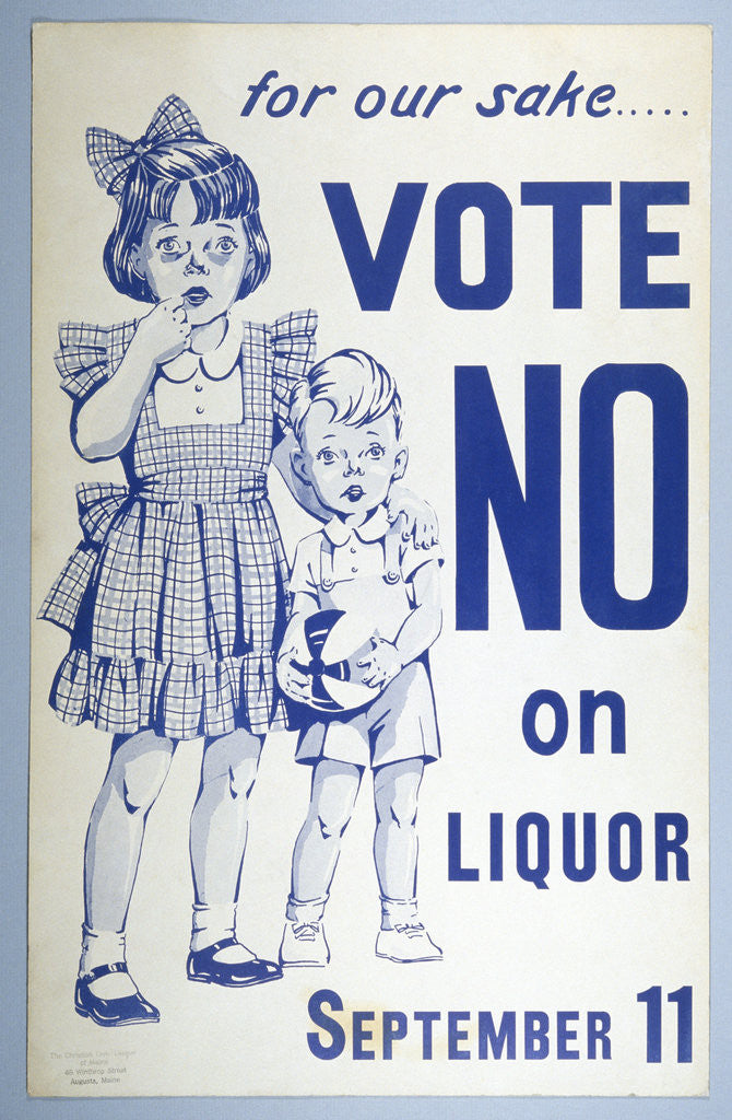 Detail of Prohibition Poster by Corbis