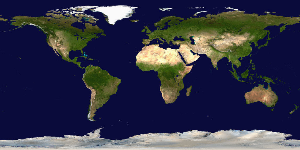 Detail of Visible Earth by Anonymous