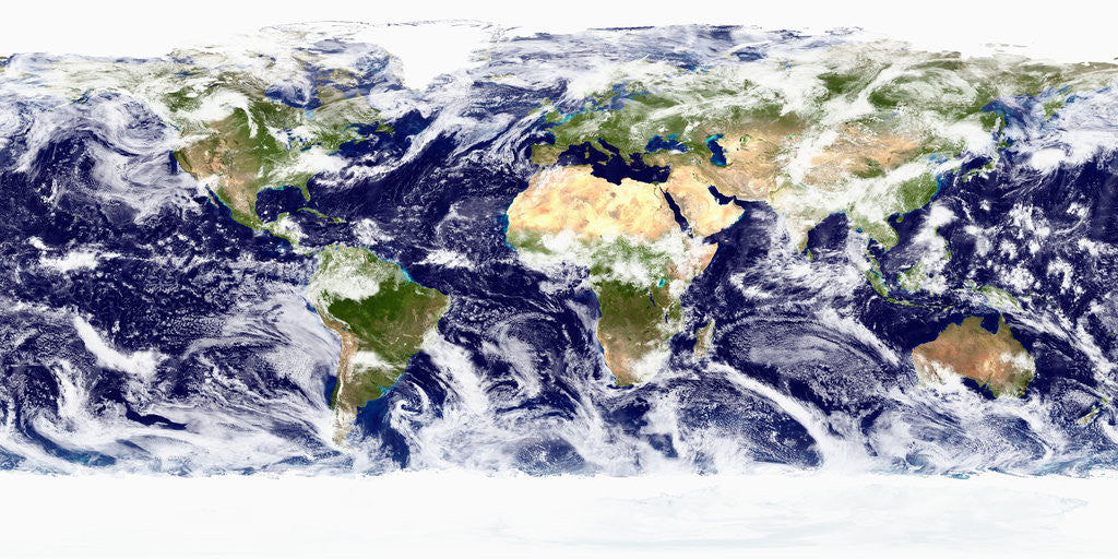 Detail of Earth with Clouds by Anonymous
