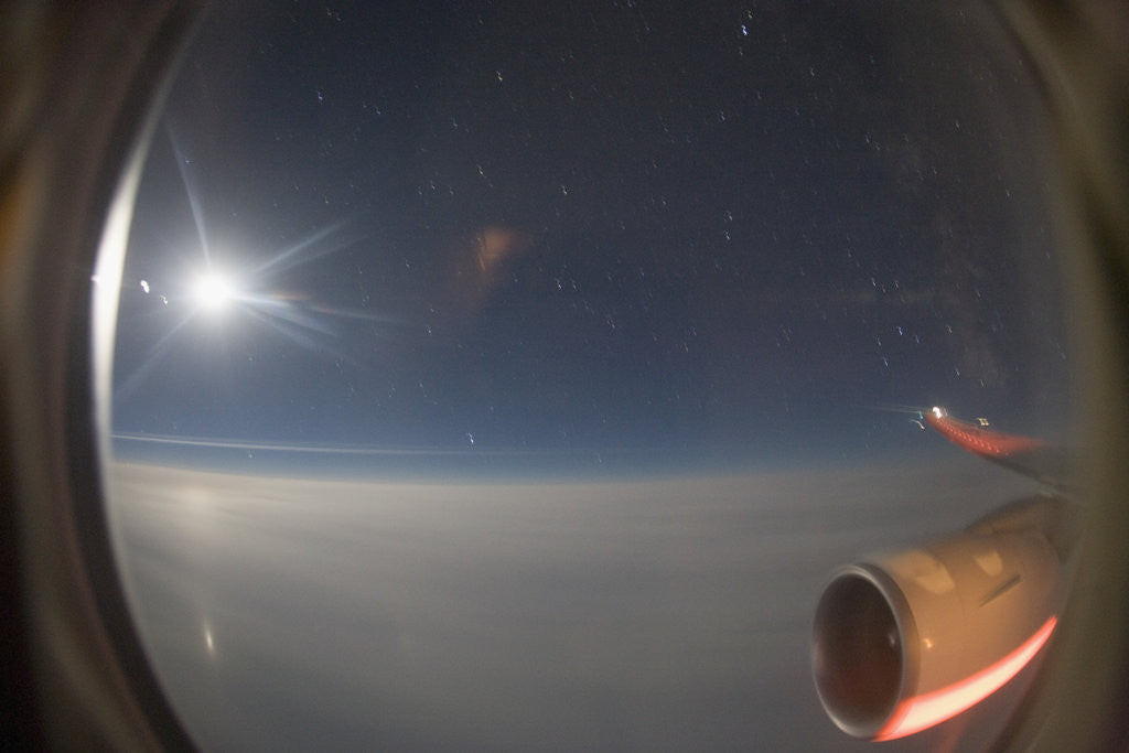 Detail of In-Flight View Above the Clouds by Anonymous