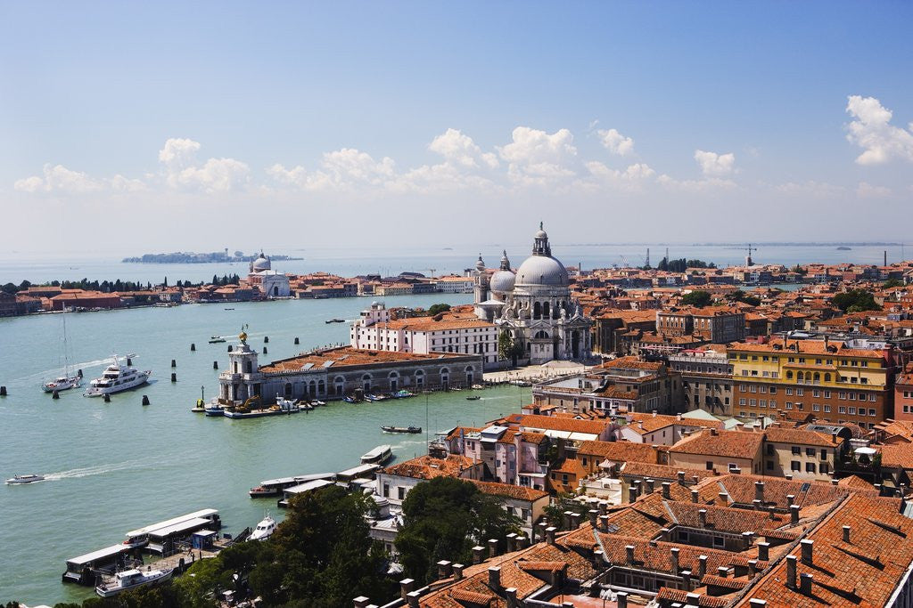 Detail of Santa Maria della Salute Basilica in Venice by Anonymous