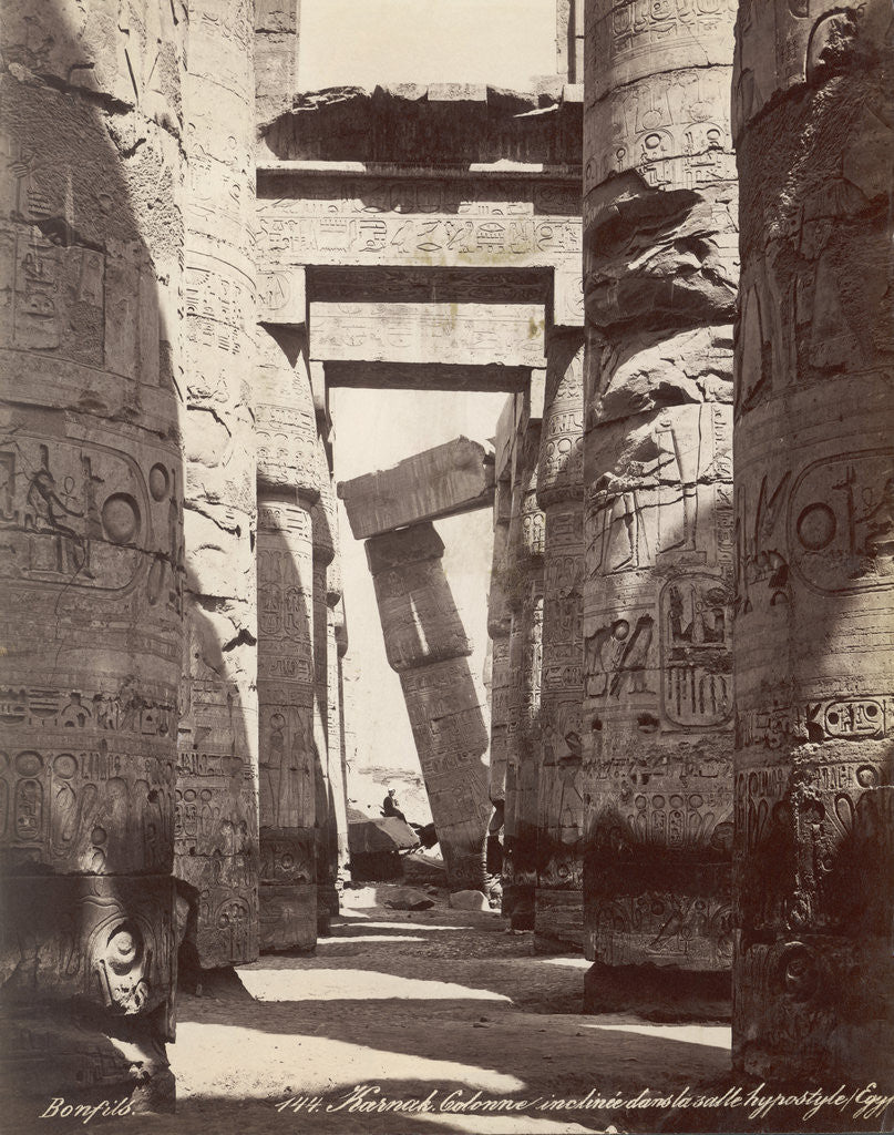 Detail of Hypostyle Hall by Anonymous