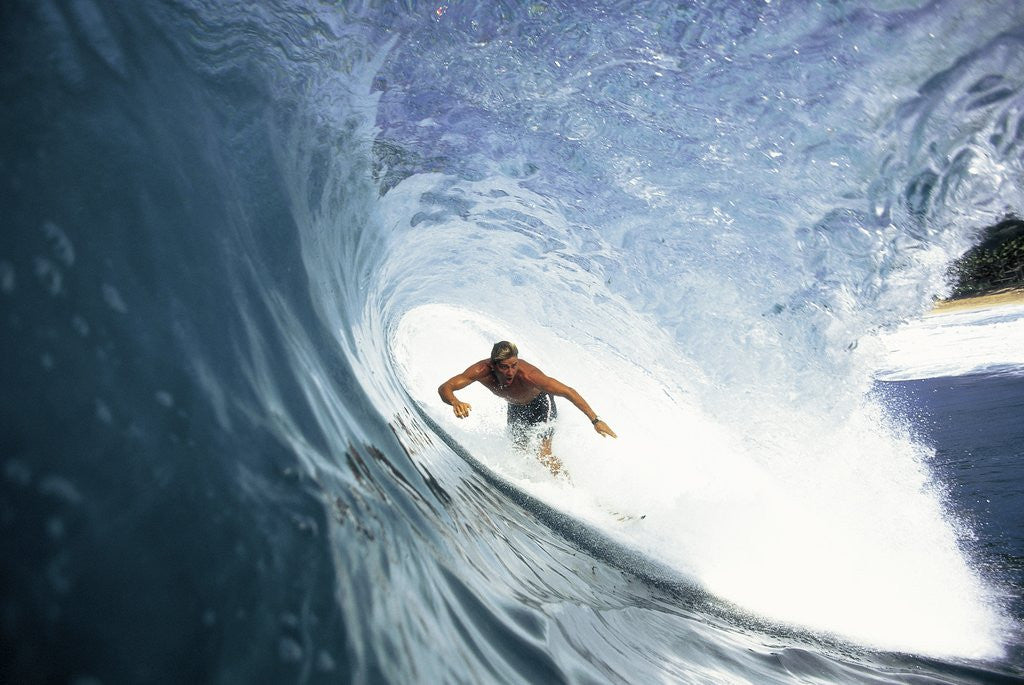 Detail of Surfing in the Tube by Anonymous