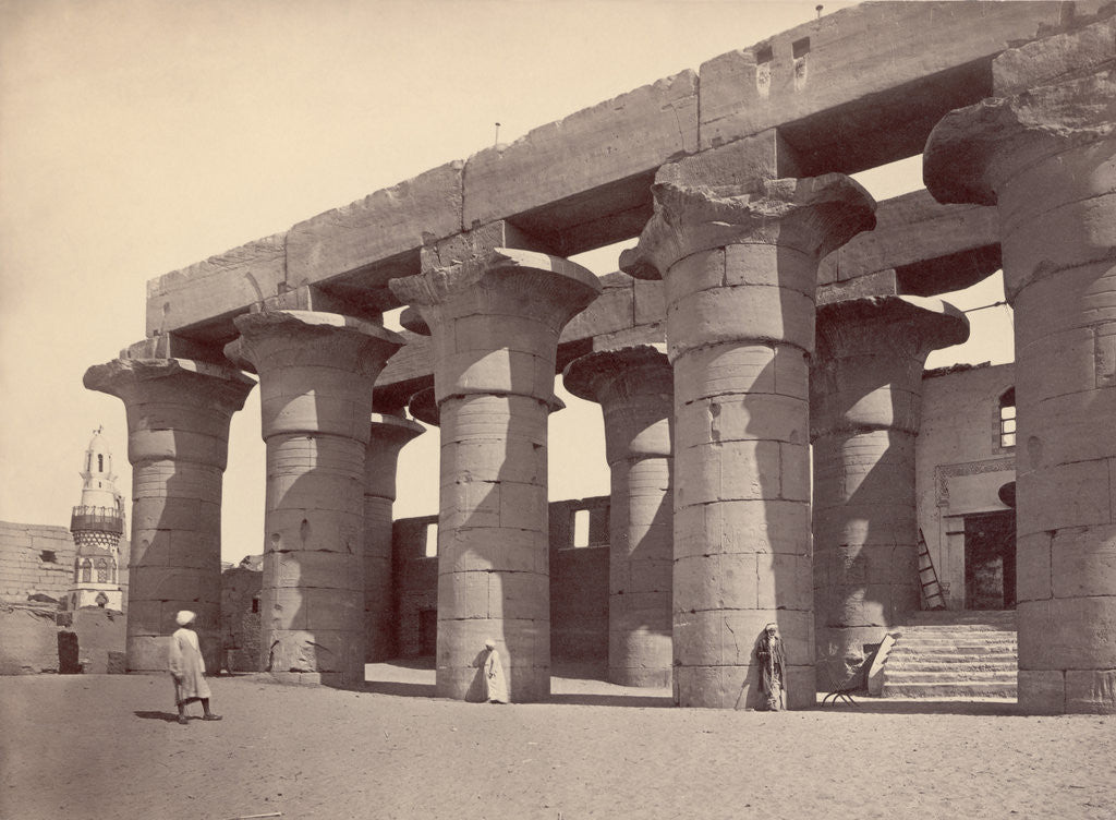 Detail of Temple of Luxor by Anonymous