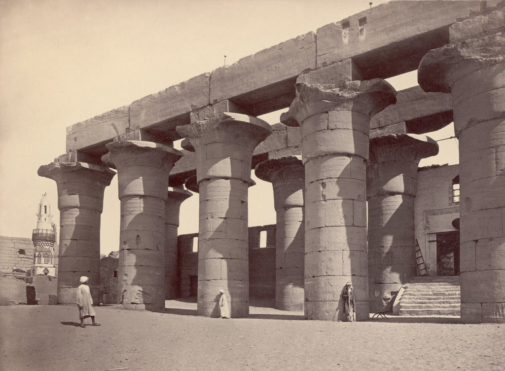Detail of Temple of Luxor by Corbis