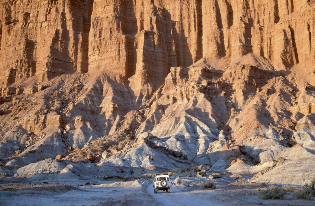 Detail of SUV Driving Through Valley of the Moon by Anonymous
