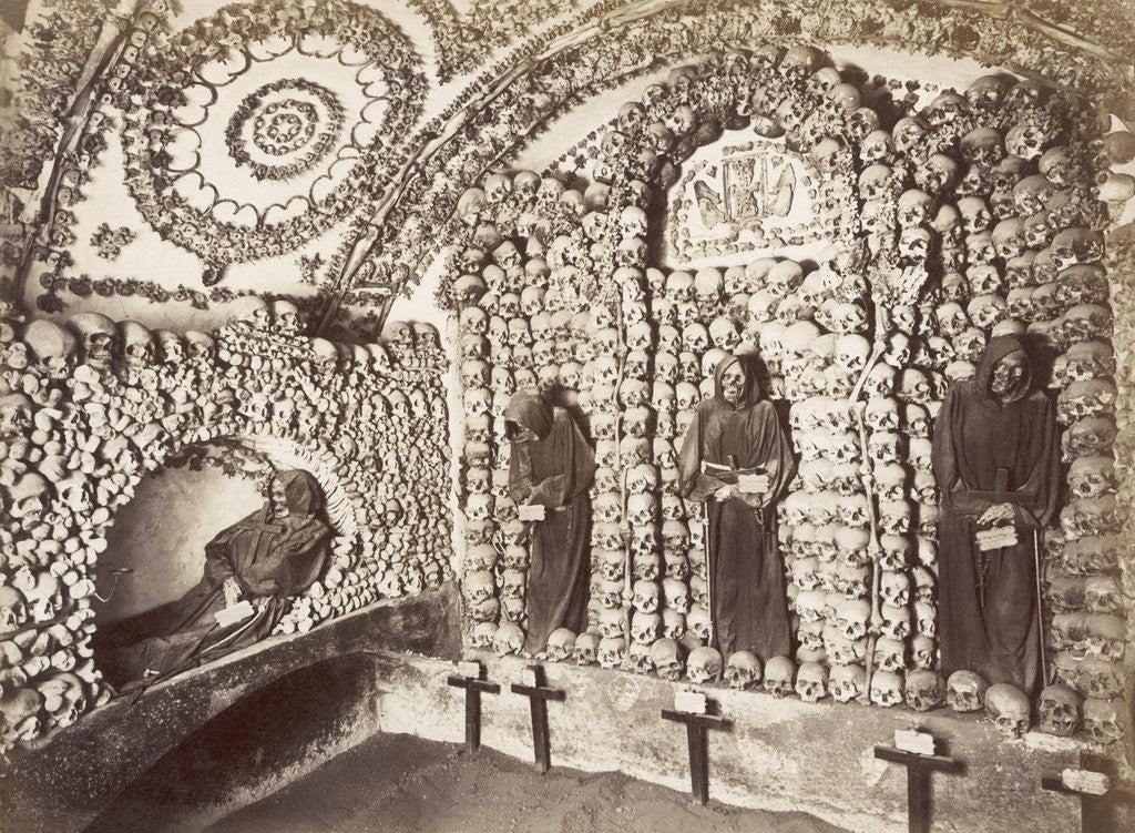 Detail of Tomb of Cappucin Monks by Corbis