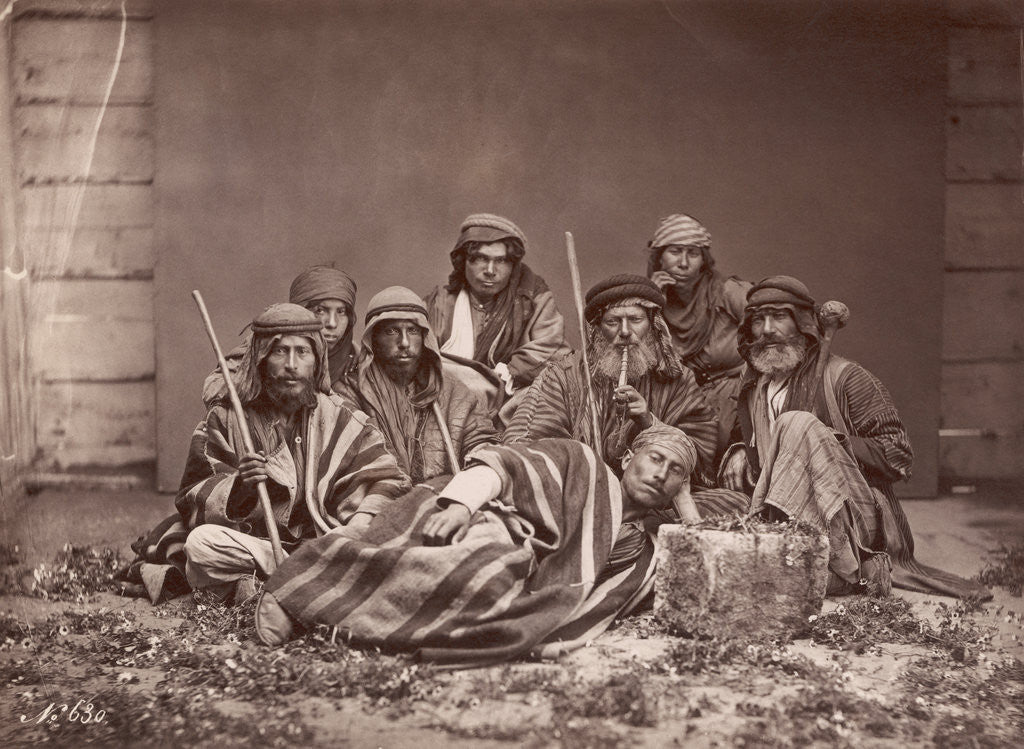 Detail of Group of Bedouin Men by Corbis