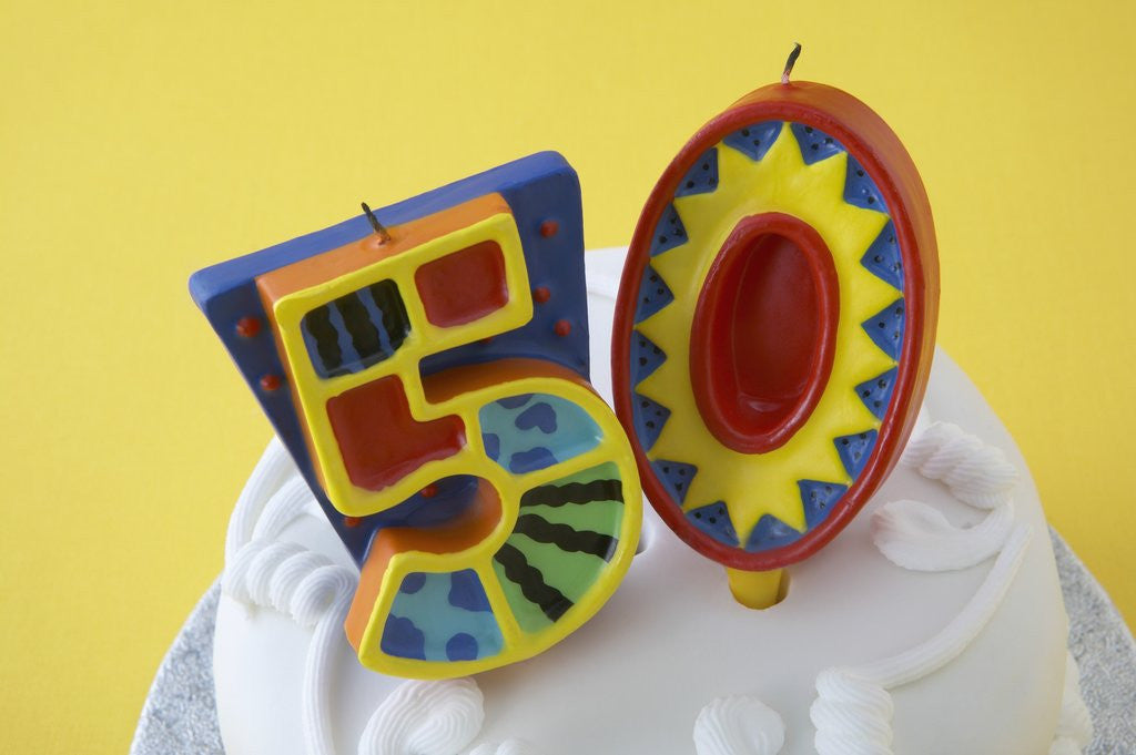 Detail of 50 Birthday Cake Decorations by Anonymous