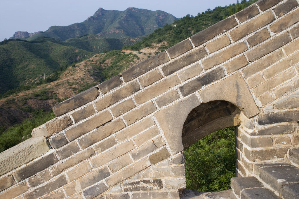 Detail of Great Wall by Corbis