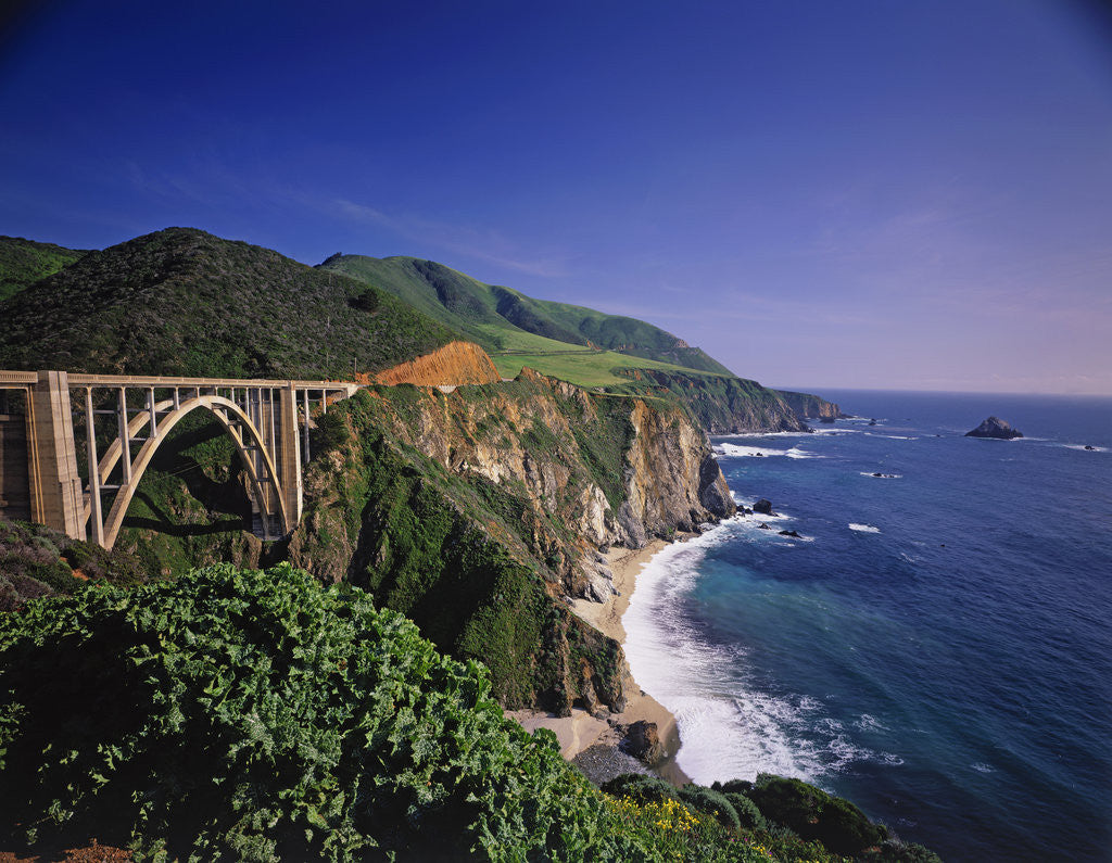 Detail of Bixby Creek Bridge by Anonymous