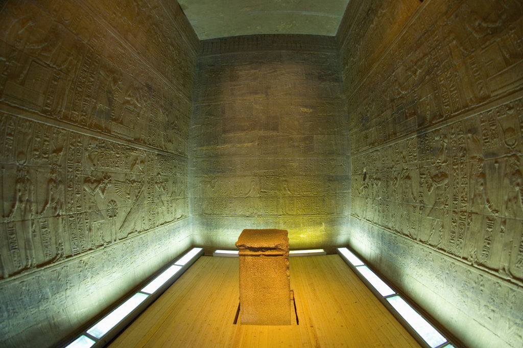 Detail of Interior Worship Area in the Temple of Isis by Anonymous