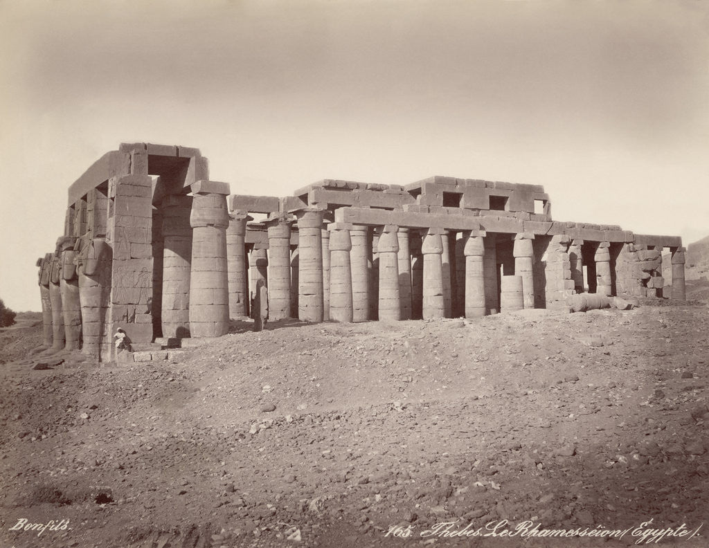 Detail of The Ramesseum by Anonymous