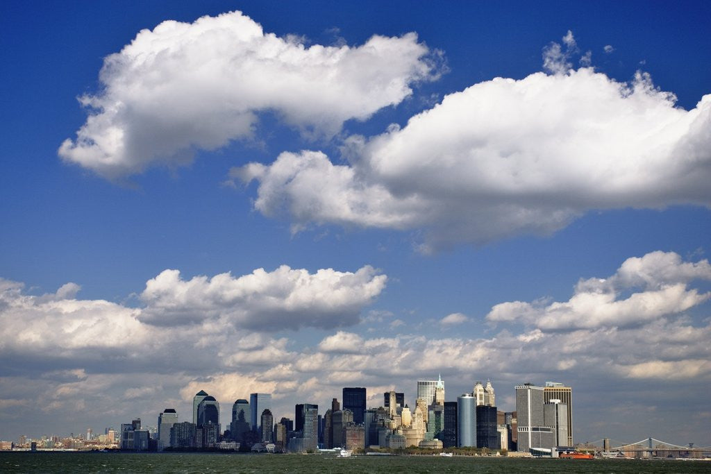 Detail of Lower Manhattan Skyline by Anonymous