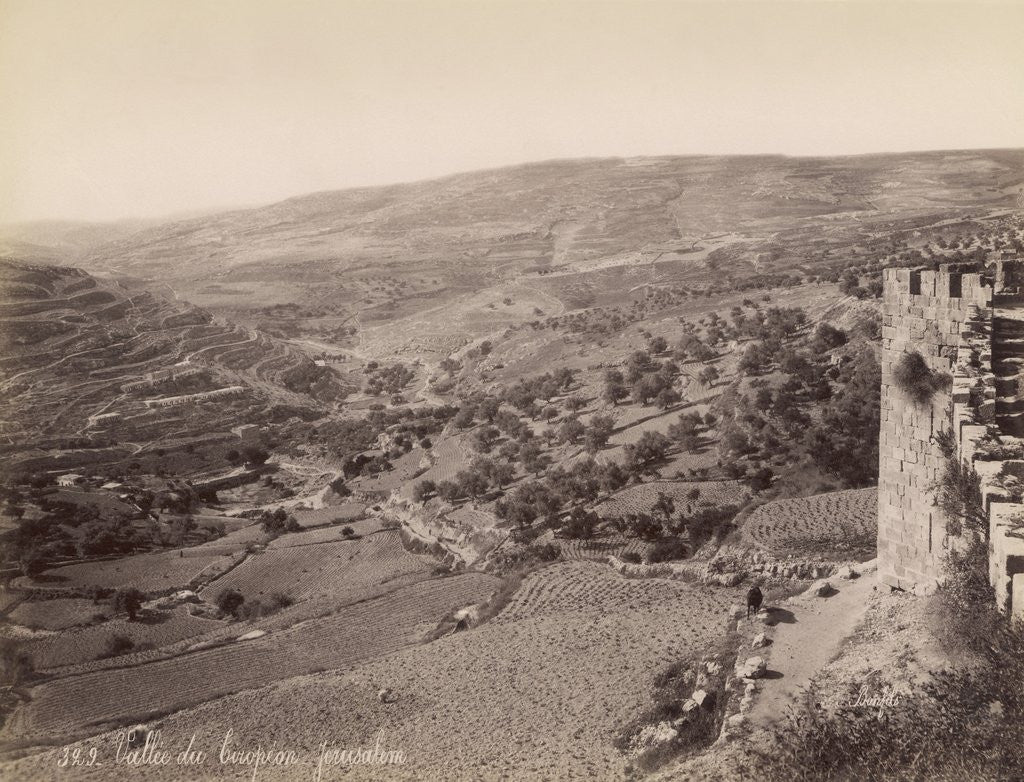 Detail of European Valley, Jerusalem by Anonymous