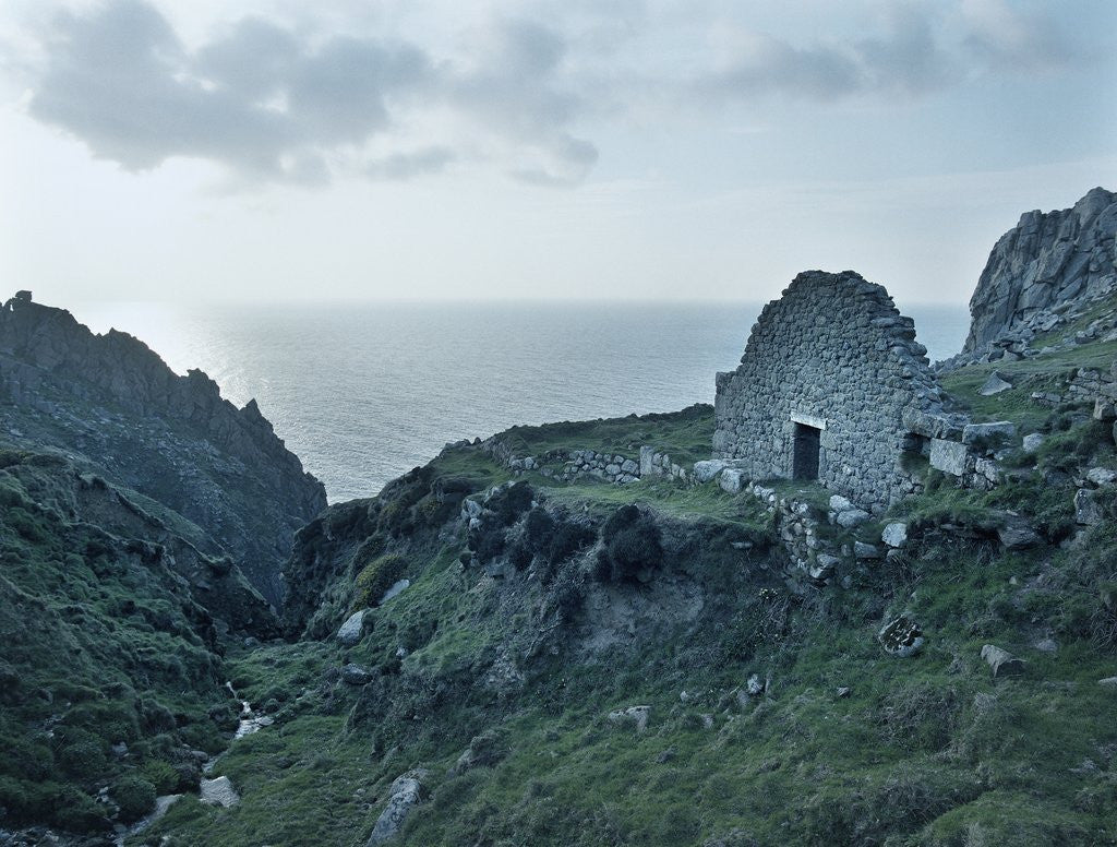 Detail of Rocky Cornwall Coast by Anonymous