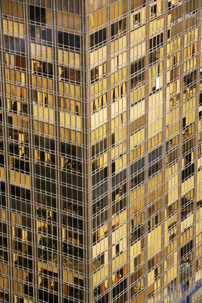 Detail of Midtown Manhattan Office Building by Corbis