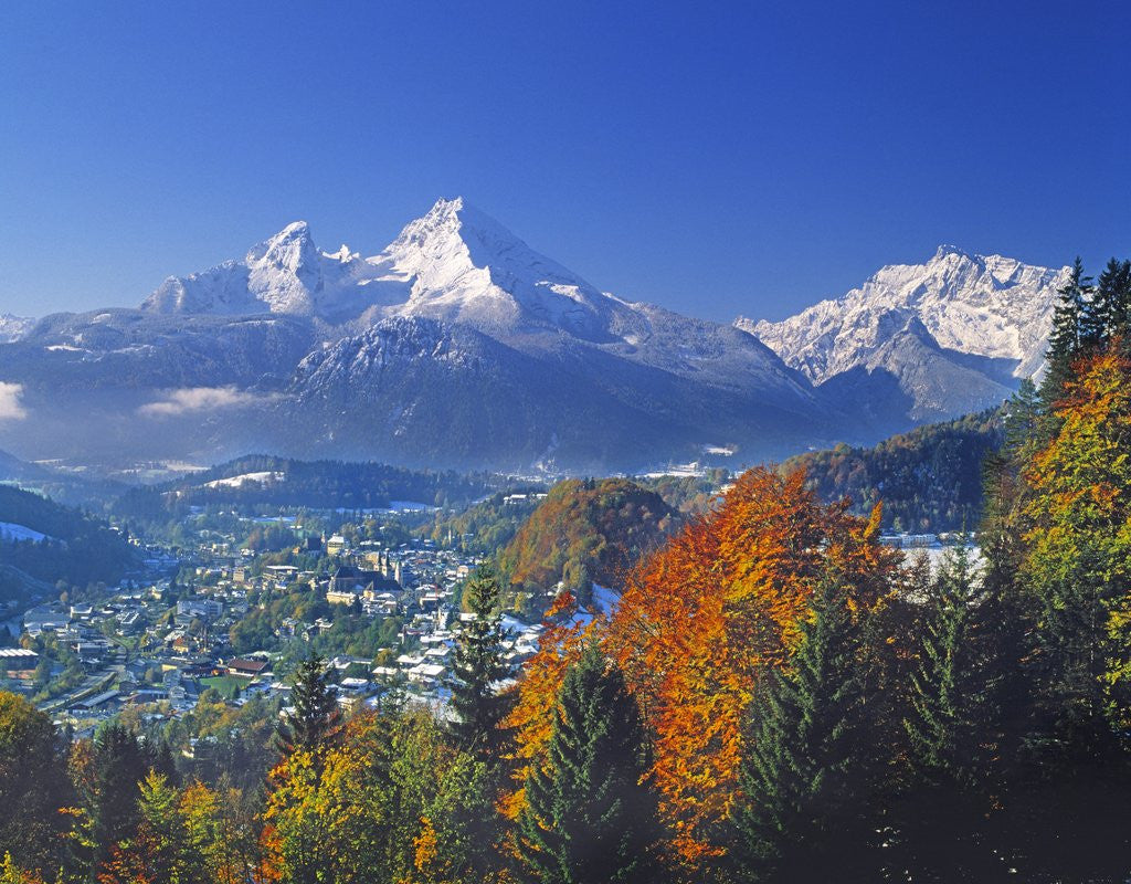Detail of Berchtesgaden and Mount Watzmann by Anonymous
