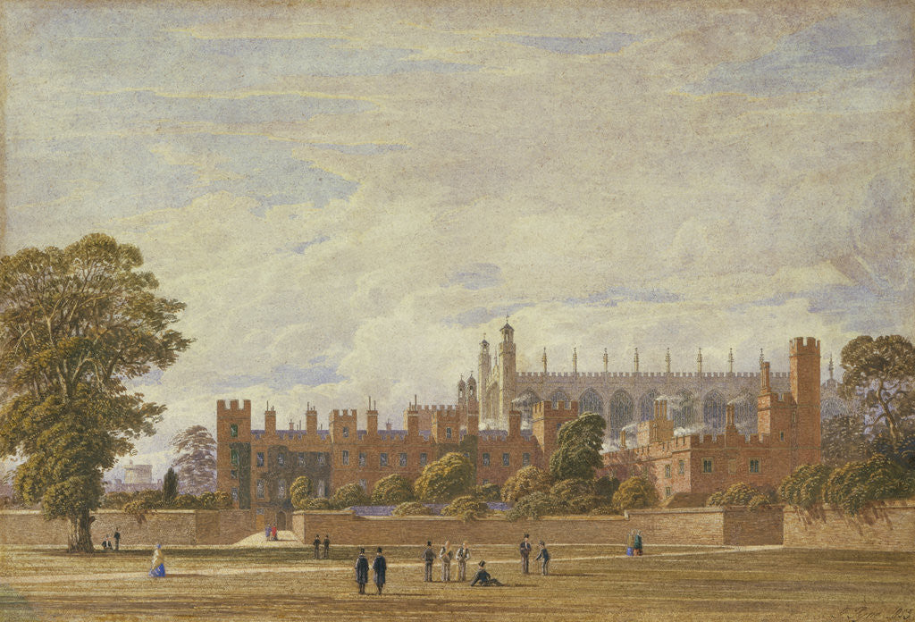 Detail of Eton College from College Field by George Pyne