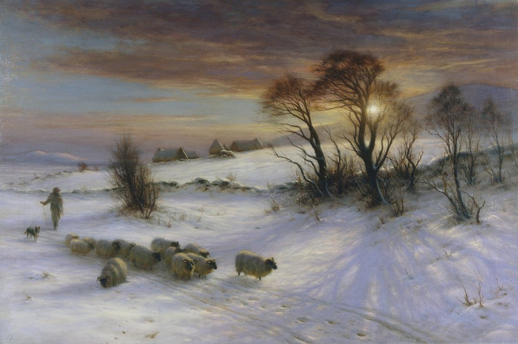 Detail of The Evening Glow by Joseph Farquharson