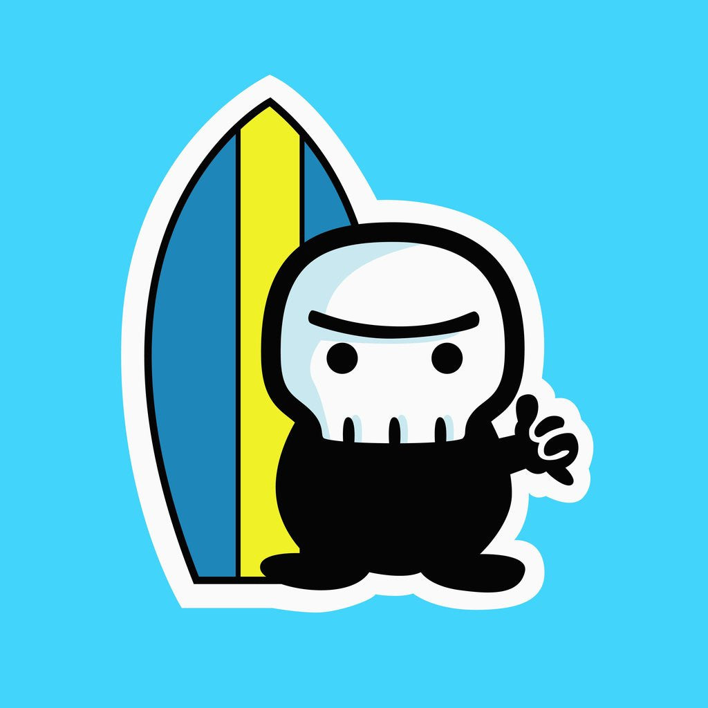 Detail of Surfer Dude by Anonymous
